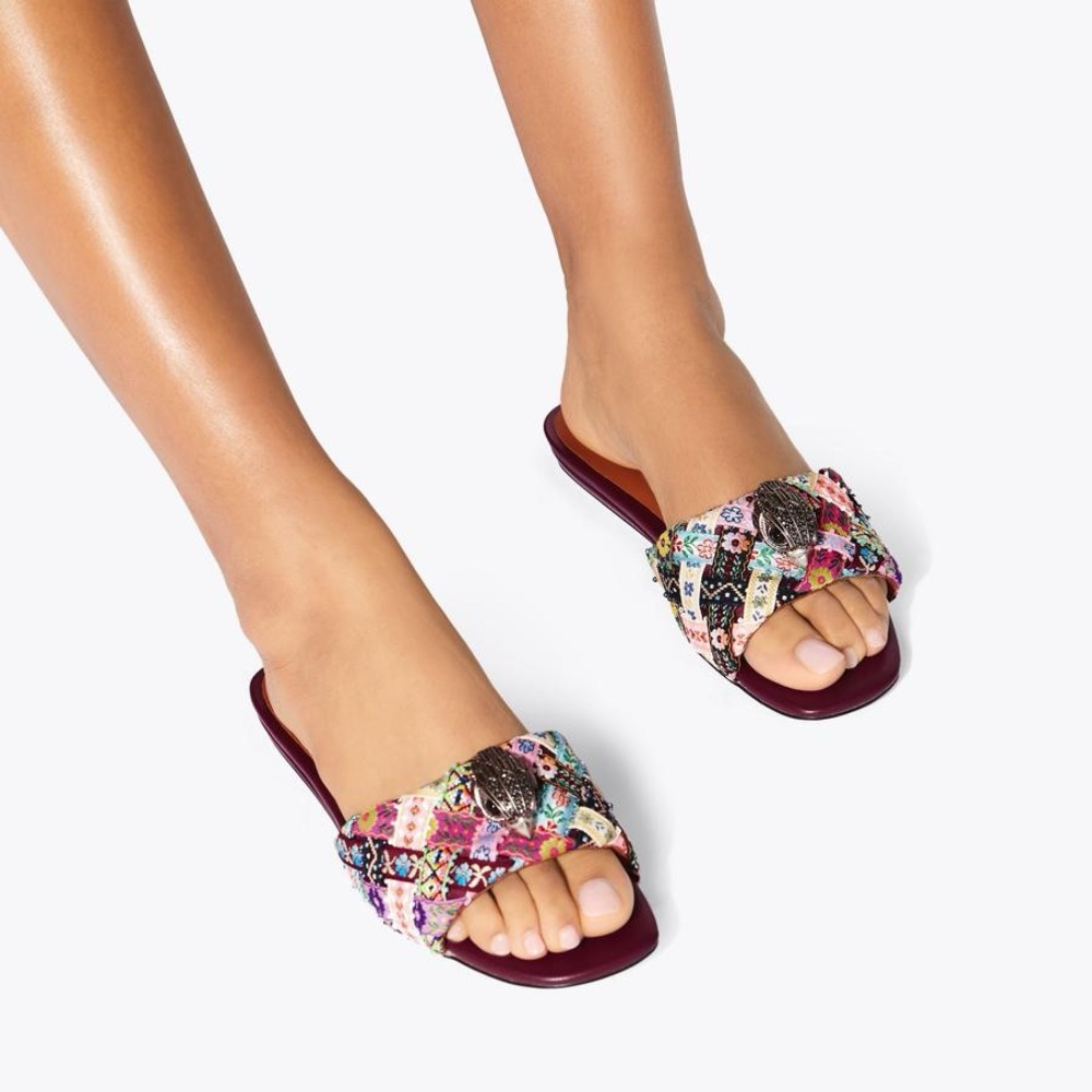 New KURT GEIGER LONDON KENSINGTON FLAT SANDAL - Picture 2 of 8